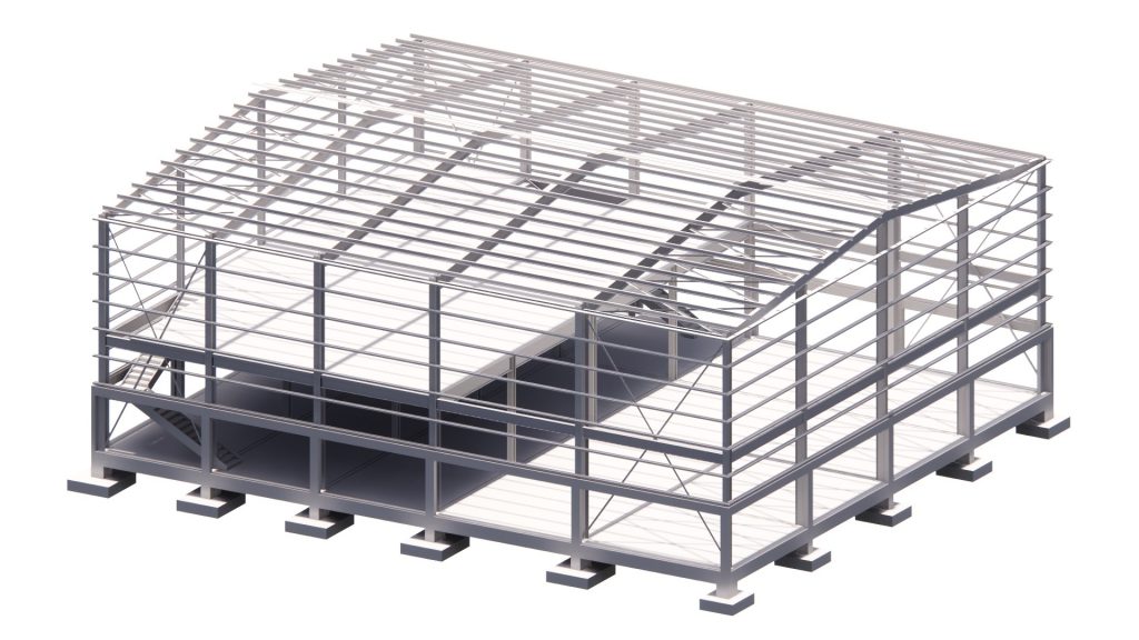 Numérisation 3D d'entrepôts et Modélisation 3d Numérisation 3D d'entrepôts et Maquette numérique 3D d’un bâtiment pour modélisation BIM et coordination des données.