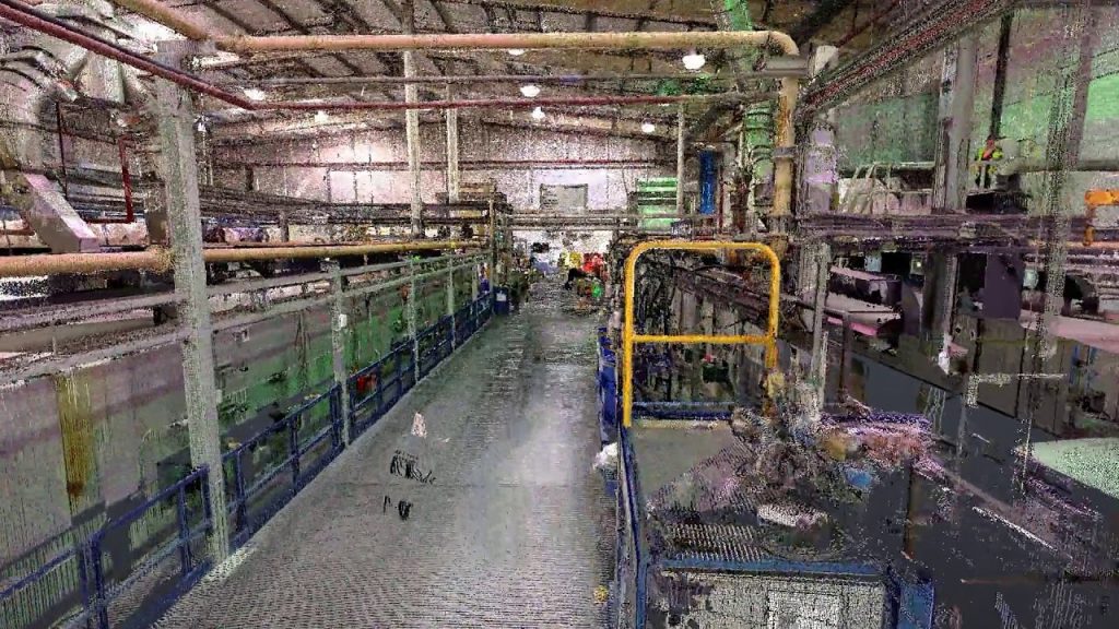 Numérisation 3D d'usines