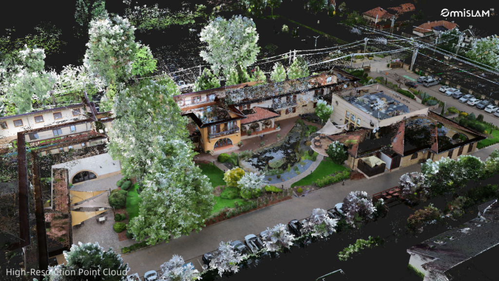 omnislam r8+ nuage de points