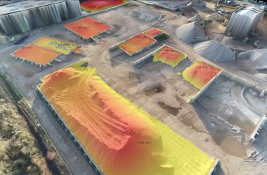 Calcul volumétrique carrière Analyse volumétrique d’une carrière pour le calcul de matériaux extraits via drone et modélisation 3D.